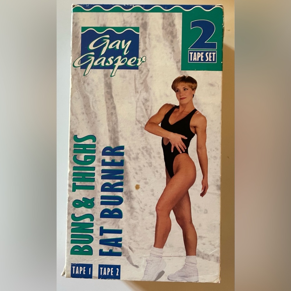 Gay Gasper 2 Tape Set Lean Body & Stretch Routine VHS